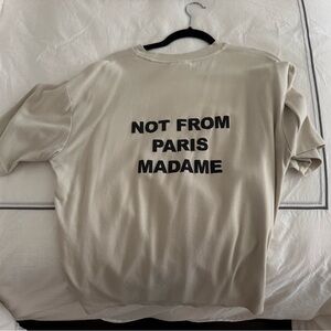 Drôle de Monsieur Beige Tee Large